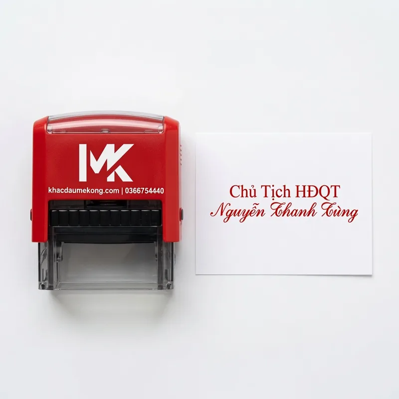 Dấu Chức Danh Chủ Tịch HĐQT - Giá 160.000 ₫ - Khắc Dấu Mekong Cần Thơ